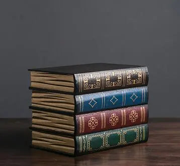 Décor de Faux Livres Vintage pour Bibliothèques de Style Américain