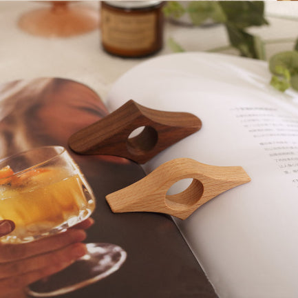 Solid Wood Book Press Cross-border Reading Pressing Ring