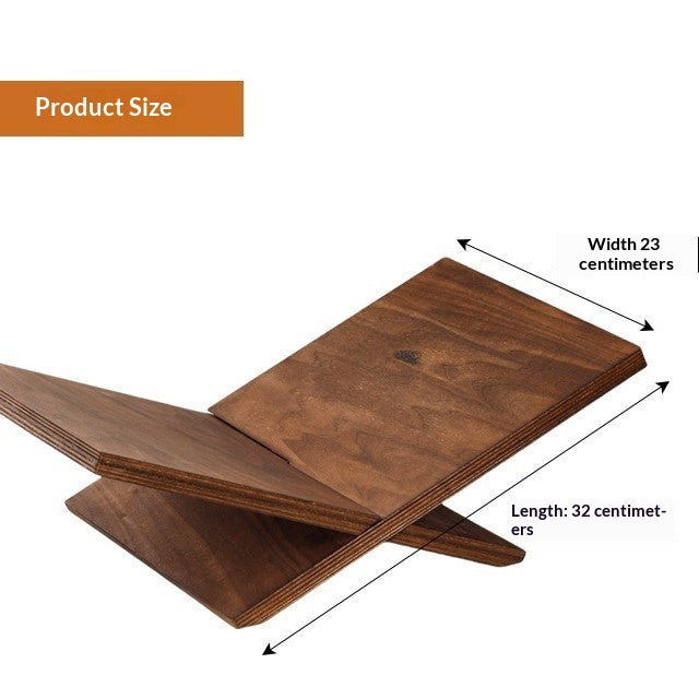 Solid Wood Bookshelf Storage Rack And Decorative Ornaments