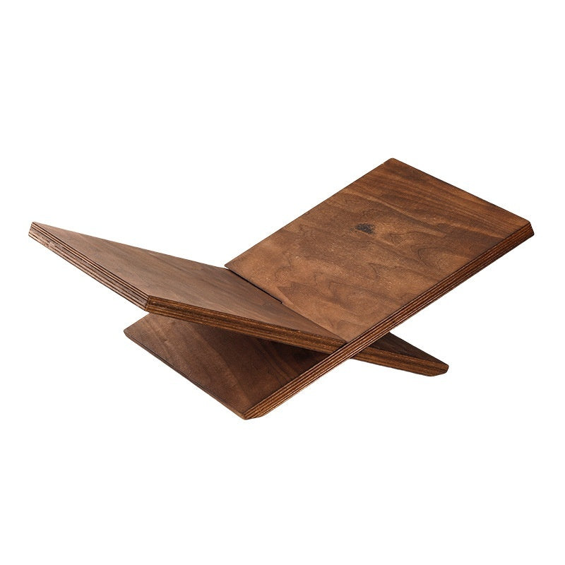 Solid Wood Bookshelf Storage Rack And Decorative Ornaments