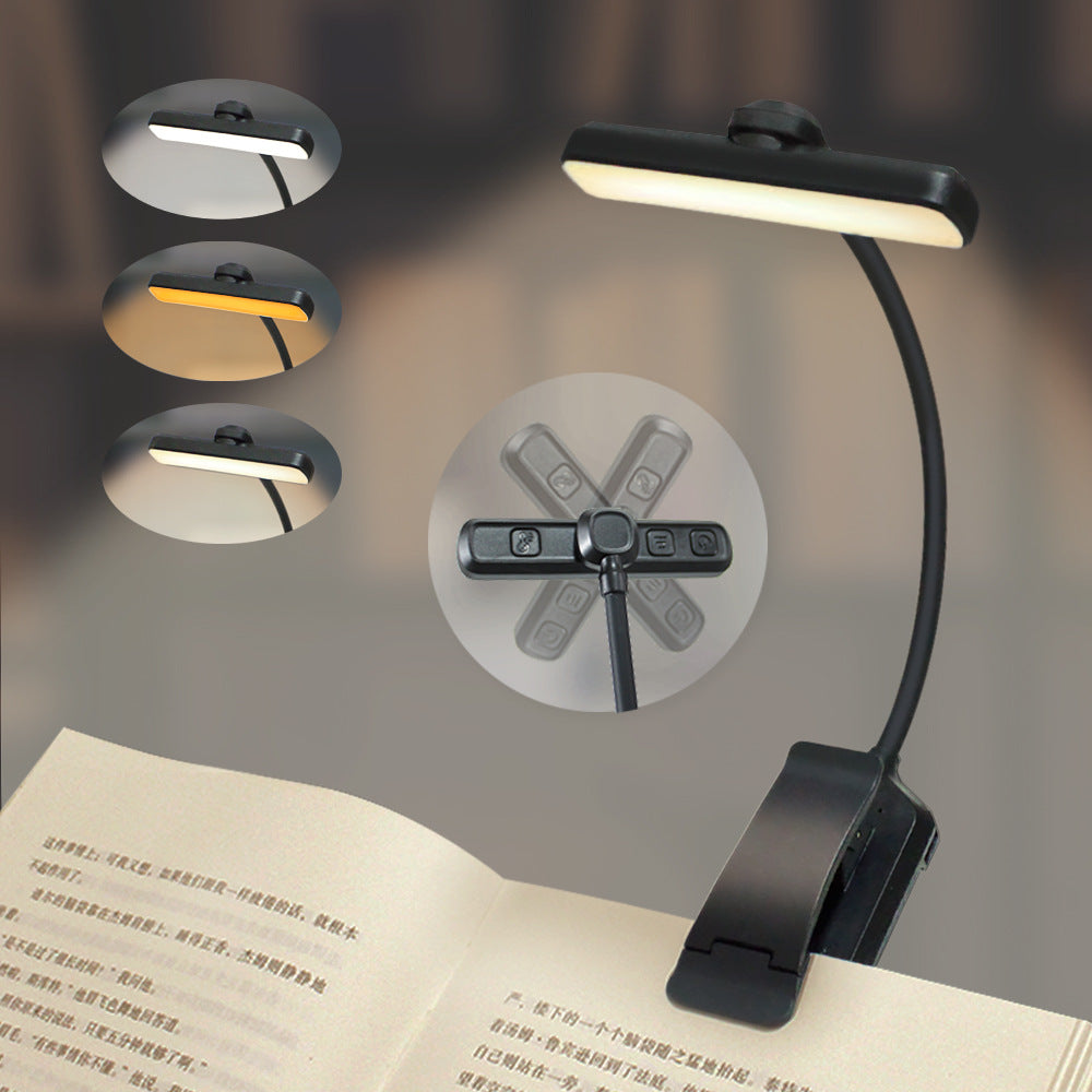 Double Row Lamp Beads Led Reading Light Rotating