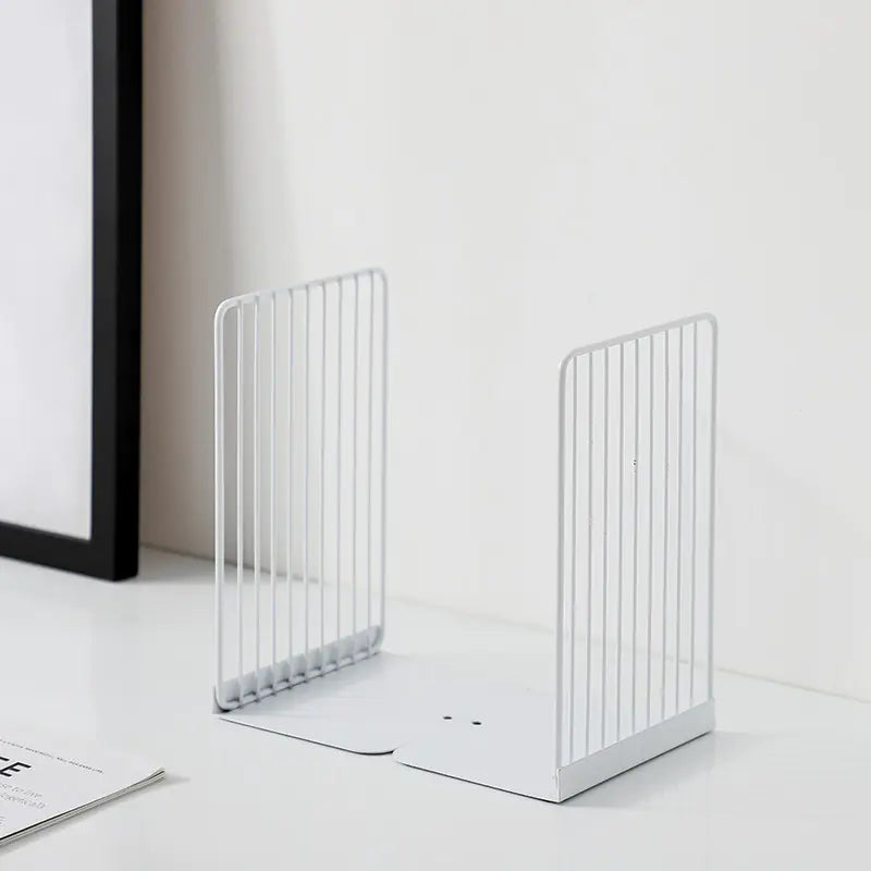 Sleek Nordic Iron Bookends