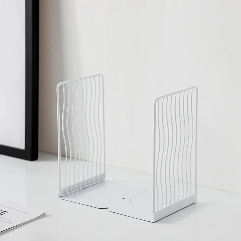 Sleek Nordic Iron Bookends