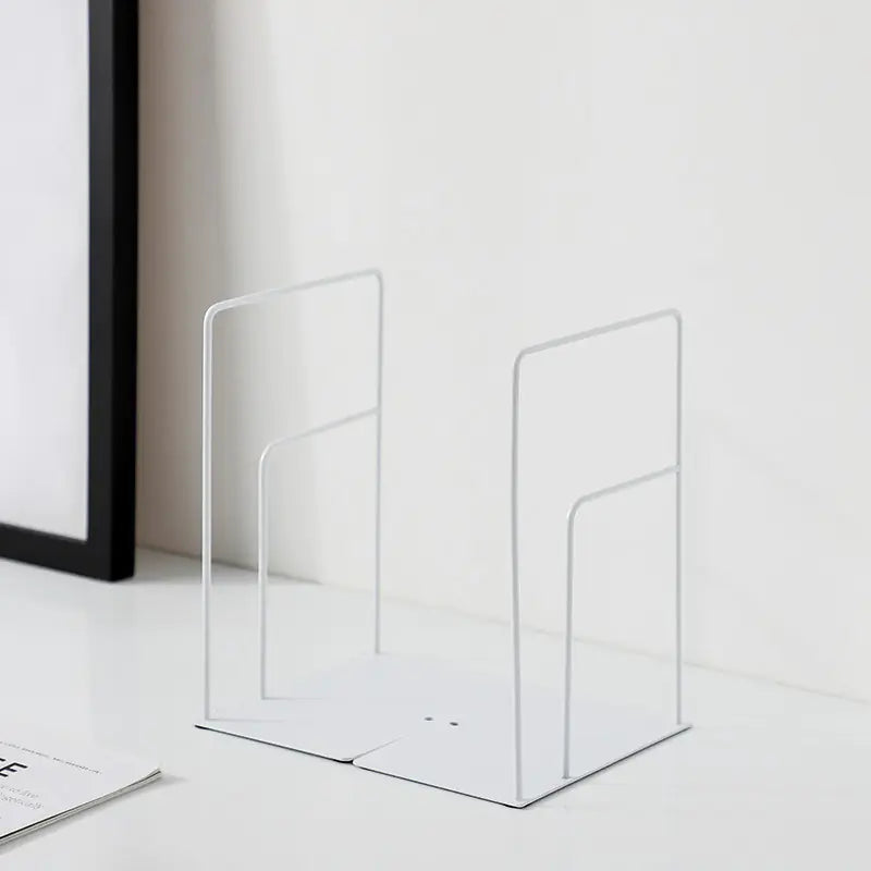 Sleek Nordic Iron Bookends