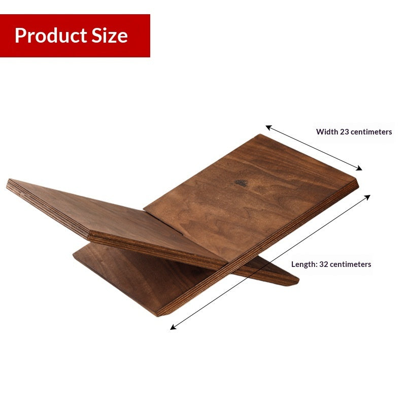 Solid Wood Bookshelf Storage Rack And Decorative Ornaments