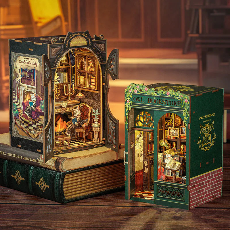 Support de Livres Cottage DIY Miniature